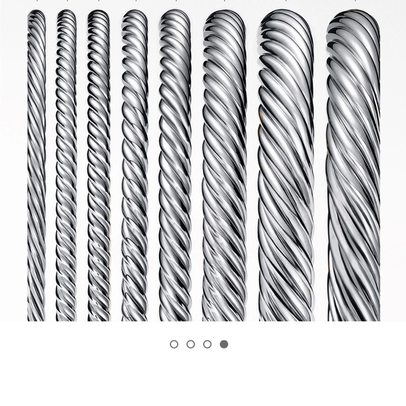 David Yurman Cable Classics Bracelet - 5mm width, Peridot stone - Picture 4 of 4